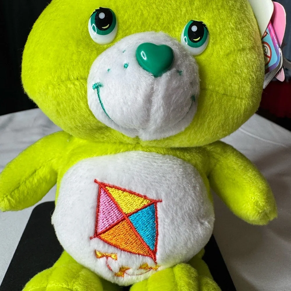 Care Bears Do Your Best Bear  NWT Collector’s Edition Series 1 Green Kite Toy